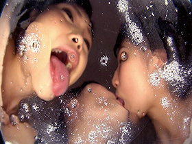 【主観淫語接吻】バーチャルレズベロキス サンプル動画サムネイル